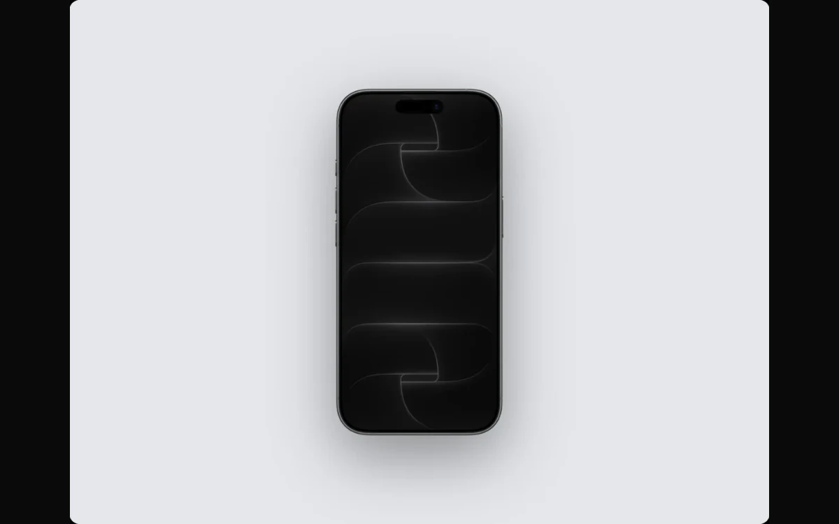 A real 240fps device mockup: an iPhone 17 frame rendered by 240fps, showing the default wallpaper. Device frame drawn by 240fps. Not affiliated with Apple.